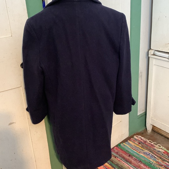 Vintage Jonathan Logan classic navy blue pea coat - Picture 8 of 14